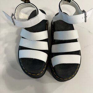 Blaire Hydro Leather Platform Strap Sandals